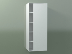Wall cabinet with 1 right door (8CUCDDD01, Glacier White C01, L 48, P 36, H 120 cm)