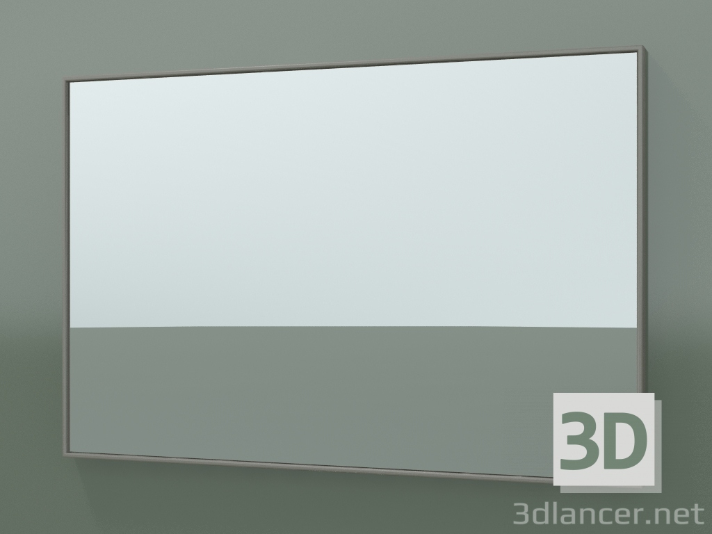 modello 3D Specchio Rettangolo (8ATCB0001, Clay C37, H 48, L 72 cm) - anteprima