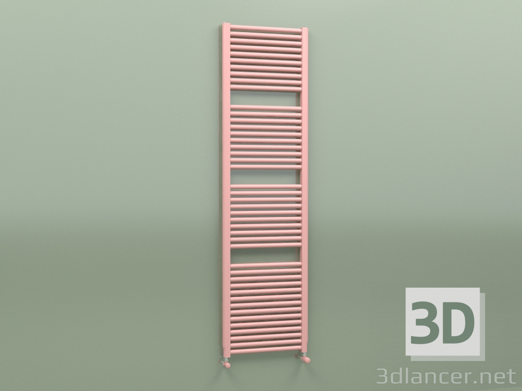 3D modeli Isıtmalı havlu askısı NOVO (1808x500, Pembe - RAL 3015) - önizleme
