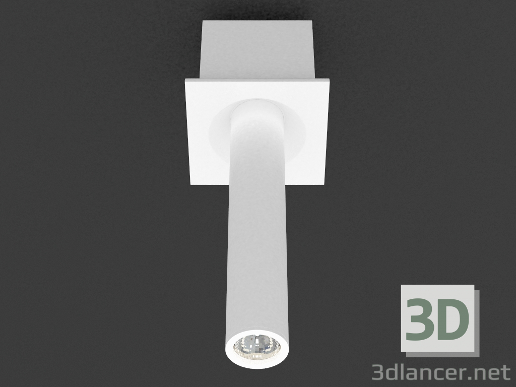 3d модель Встраиваемый поворотный светодиодный светильник (DL268G_White) – превью