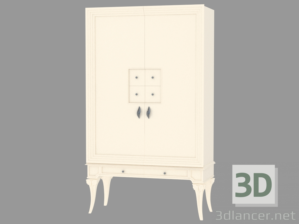 3d model MOBTOD2L cabinet - preview