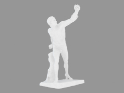 Escultura de mármol Gladiateur Borghese