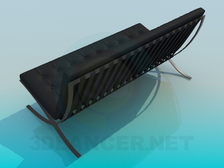 modèle 3D Canapé convertible - preview