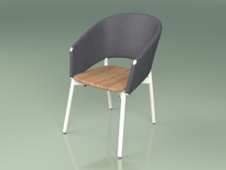 Cadeira confortável 022 (Metal Milk, Grey)