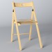 3d модель Розкладний стілець – превью