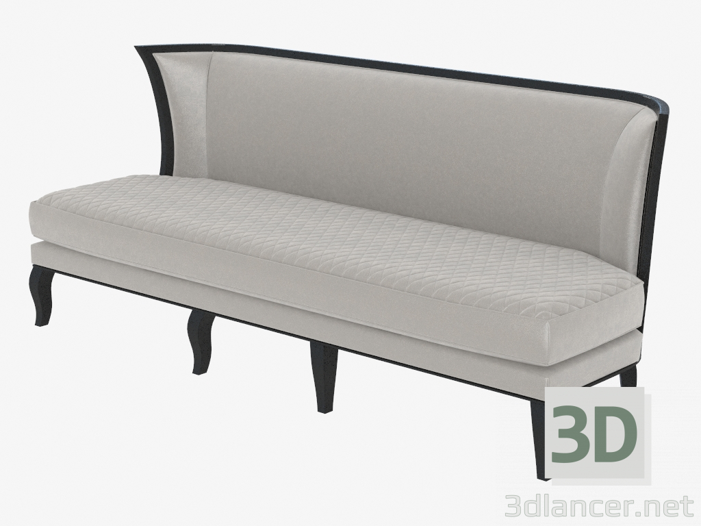 3 डी मॉडल सोफा आर्ट डेको BYRON (2250) - पूर्वावलोकन