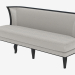 3D Modell Sofa Art Deco BYRON (2250) - Vorschau