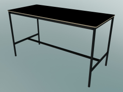 Table rectangulaire Base High 85x190x105 (Noir, Contreplaqué, Noir)