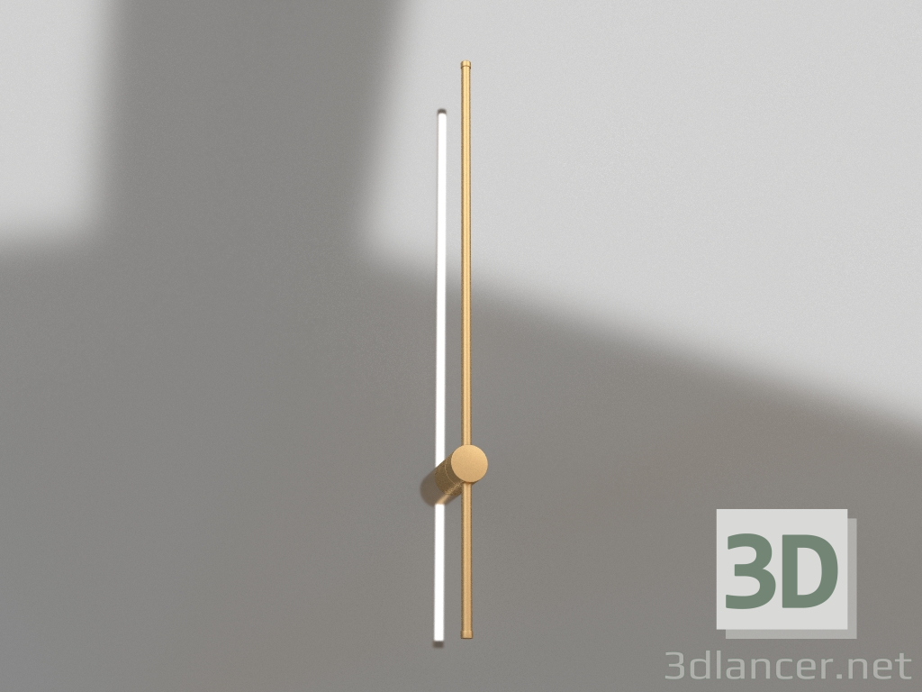 3D Modell Wandleuchte Loki mattgold (08423-100.33) - Vorschau