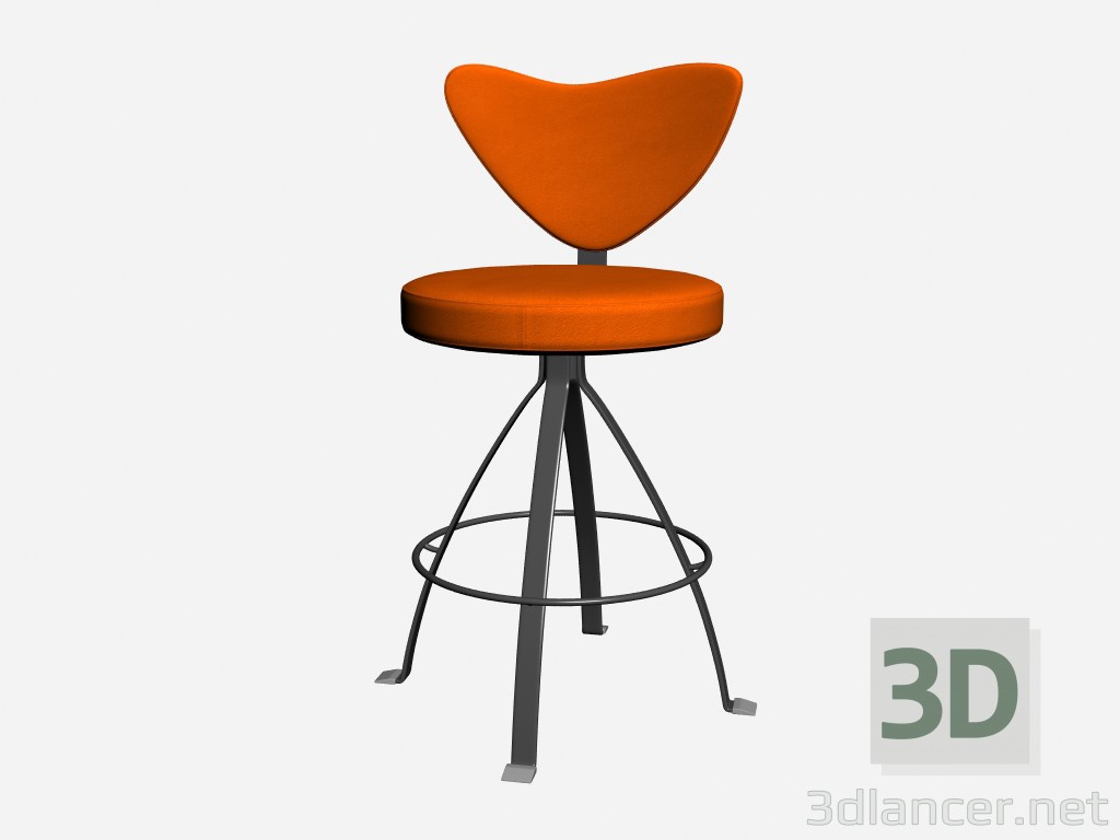 modello 3D Sedia Bar samba 7 - anteprima