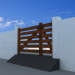 3D modeli Modern kapı - önizleme