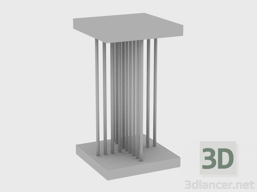 modello 3D Tavolino da caffè HOPPER SMALL TABLE (35X35XH63) - anteprima