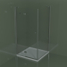 3D modeli SA + SF duş kabini köşe duş tekneleri için - önizleme