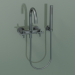 3d model Wall-mounted bath mixer with hand shower (25 133 892-99) - preview