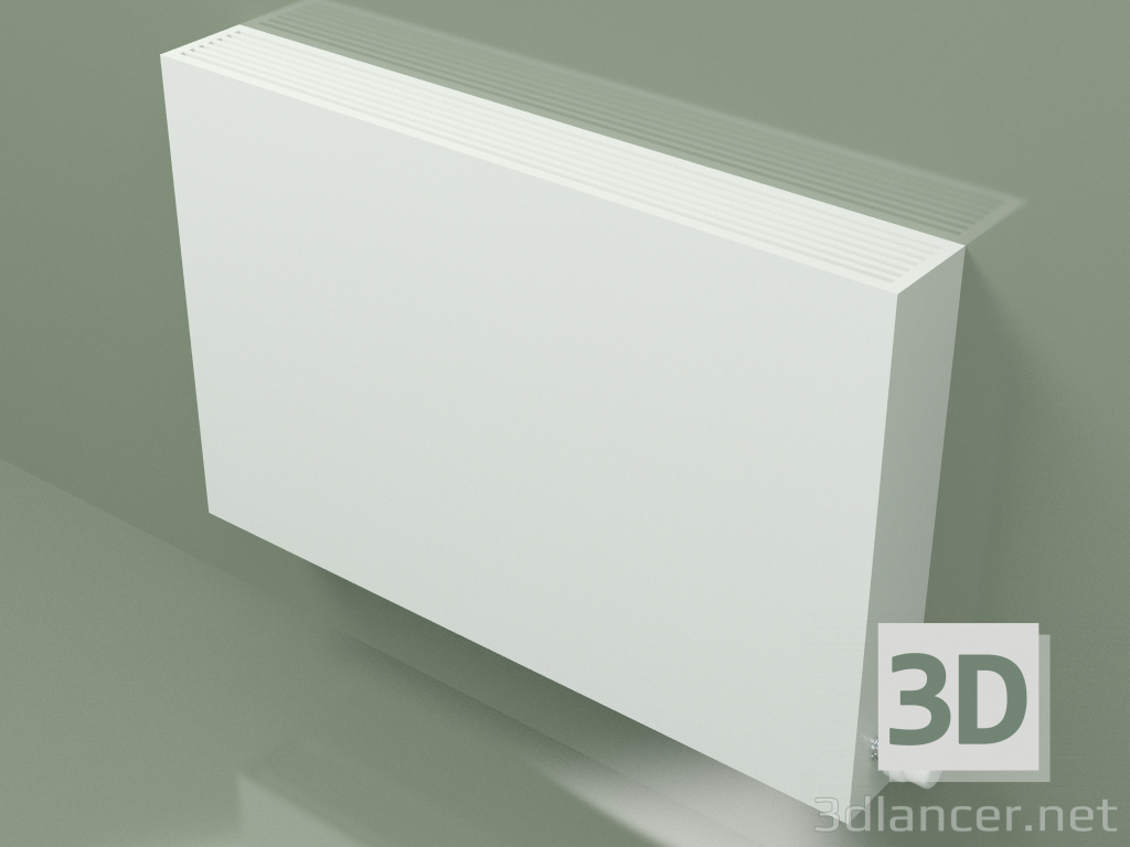 3D modeli Konvektör - Aura Slim Basic (650x1000x130, RAL 9016) - önizleme