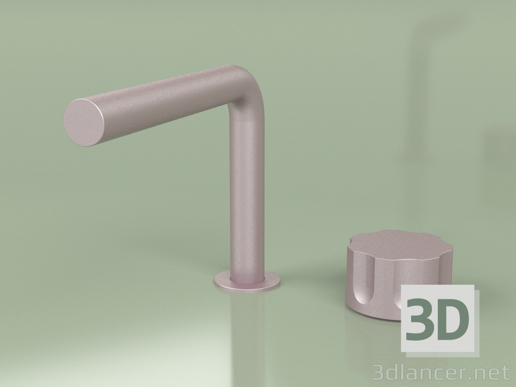 modèle 3D Mélangeur hydro-progressif 2 trous avec bec pivotant (17 31 T, OR) - preview