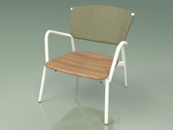 Chair 027 (Metal Milk, Batyline Olive)