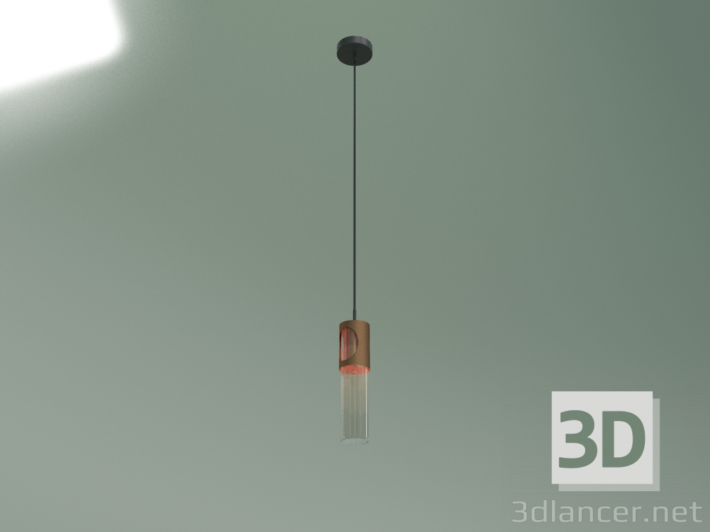 3d модель Подвесной светильник Clip 50087-1 (черный-бронза) – превью