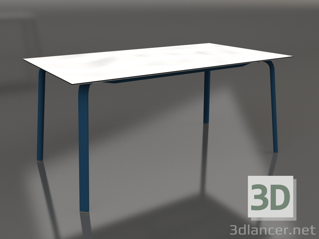 3D modeli Yemek masası 160 (Gri mavi) - önizleme