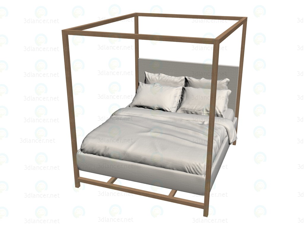 3 डी मॉडल बिस्तर ACLB 182 - पूर्वावलोकन