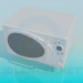 3D Modell Weiße Mikrowelle - Vorschau