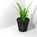 3D Modell Die Pflanze in einen Topf - Vorschau