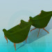 3D modeli Koltuk ve sandalye seti - önizleme