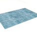 3D Modell Teppich blau Muse 300x200 - Vorschau