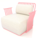 modello 3D Poltrona lounge (rosa) - anteprima