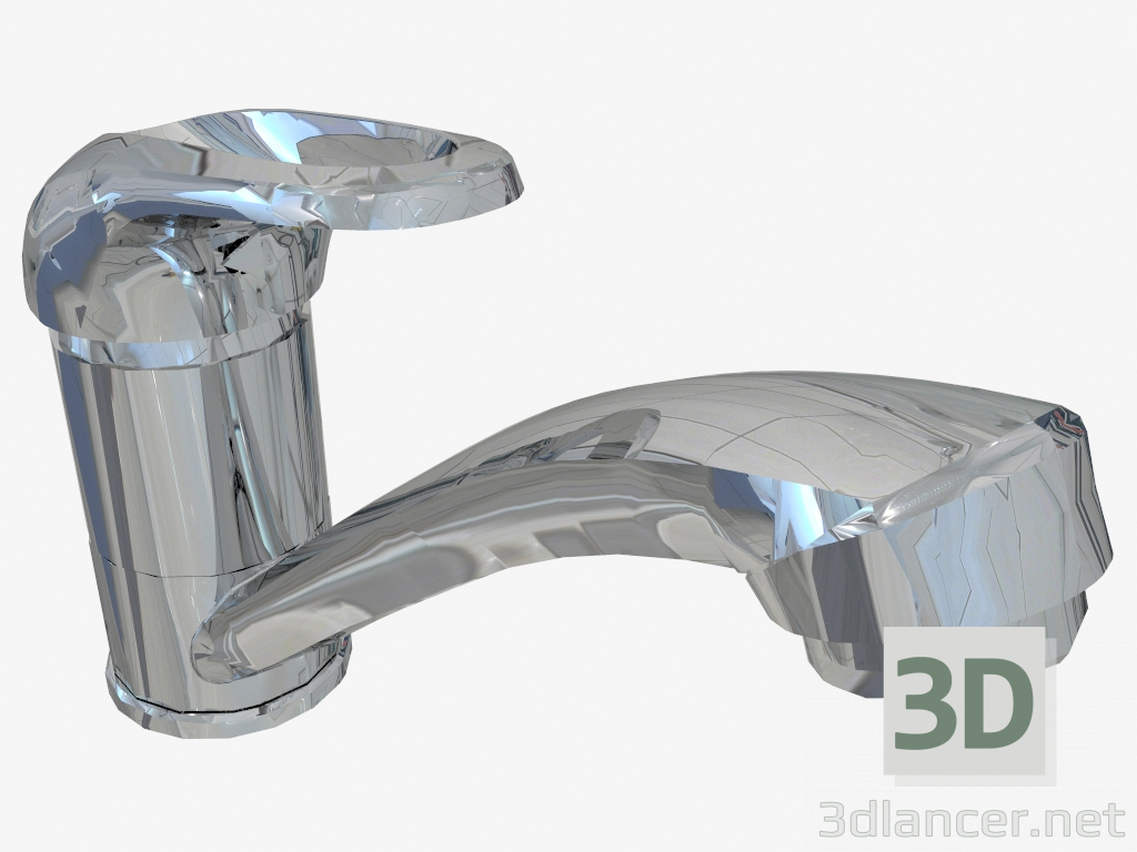 3d model Washbasin mixer with movable spout Funkia (BEF 026M) - preview