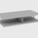 modèle 3D Table basse HOPPER SMALL TABLE (160X82XH34) - preview
