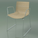 3D modeli Sandalye 0378 (kol dayama yeri olan raylarda, döşemesiz, ağartılmış meşe) - önizleme