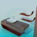 3D Modell Badezimmer-Möbel - Vorschau