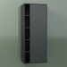 3d модель Настенный шкаф с 1 правой дверцей (8CUCDDD01, Deep Nocturne C38, L 48, P 36, H 120 cm) – превью