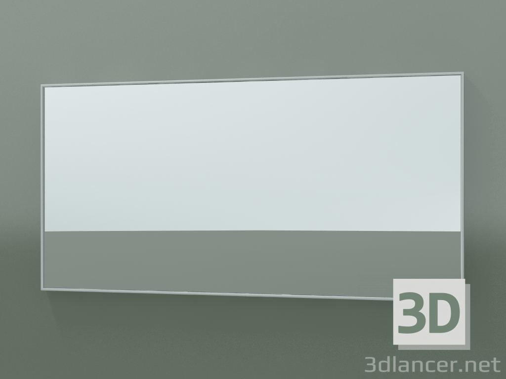 modello 3D Specchio Rettangolo (8ATDB0001, Glacier White C01, Н 48, L 96 cm) - anteprima