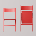 3d Scandinavian style folding chair model buy - render