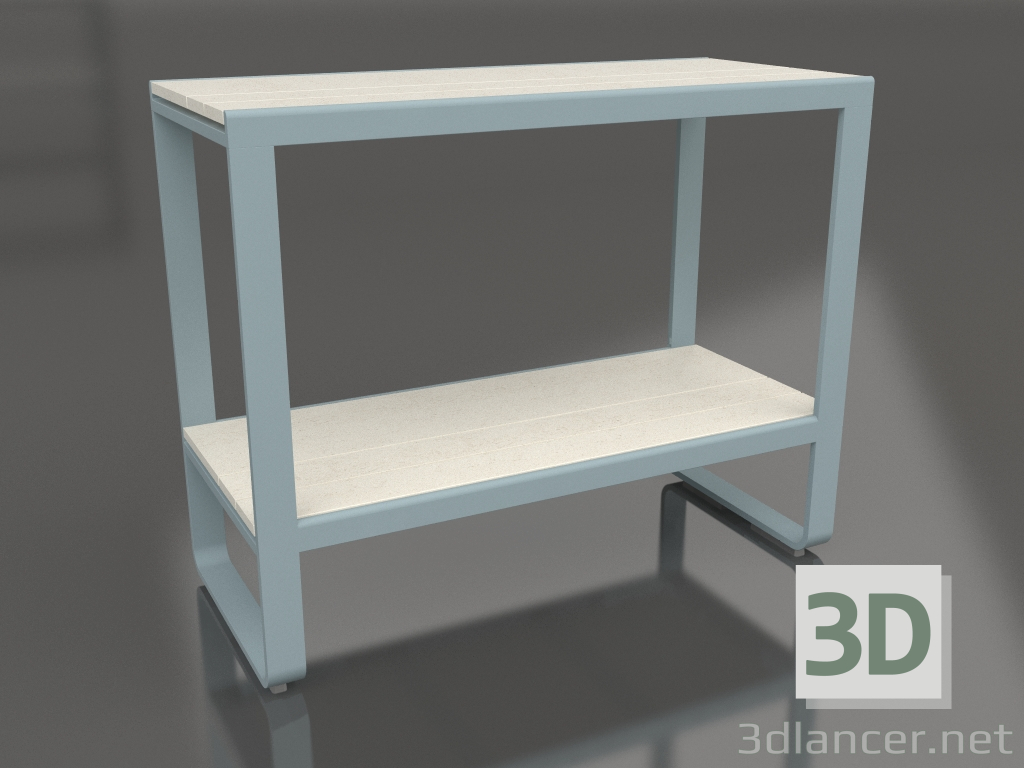 modello 3D Scaffale 90 (DEKTON Danae, Grigio blu) - anteprima