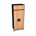 Modelo 3d 2-porta do armário, com uma extensão. - preview