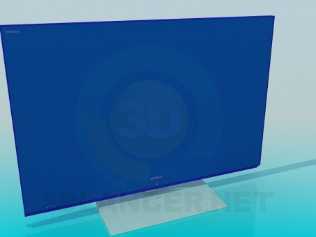 3d model TV - preview