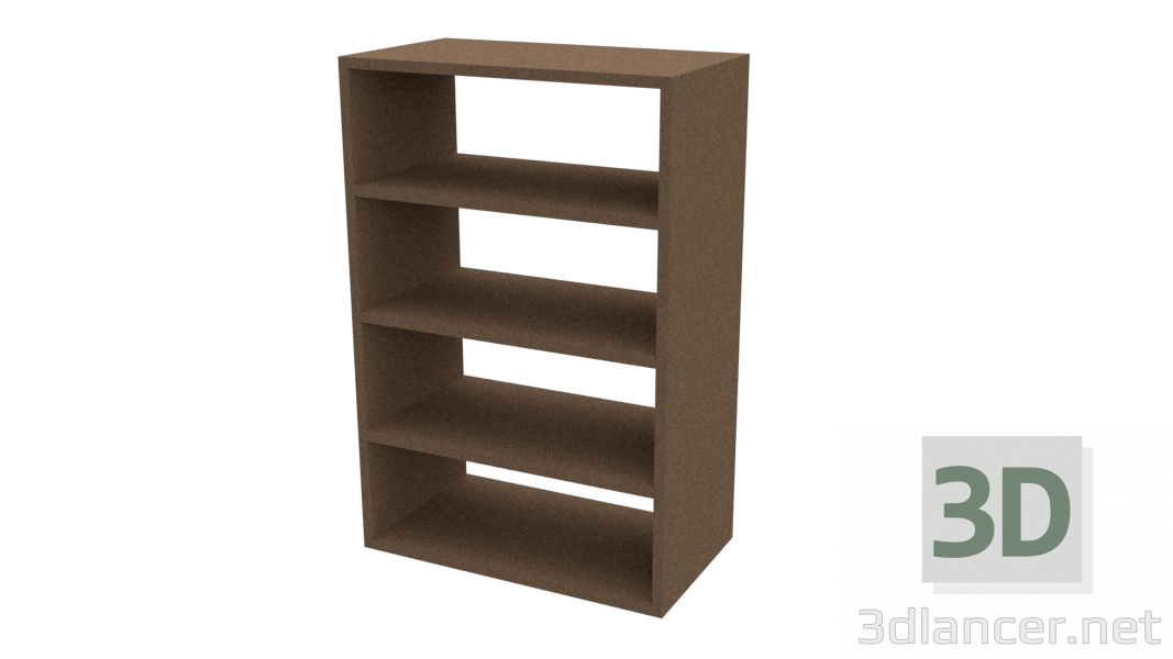 3d model BookShelf - preview