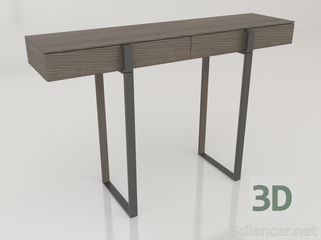 3d model Console table (dark) - preview