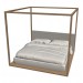 3D Modell ACLE 1 Bett - Vorschau