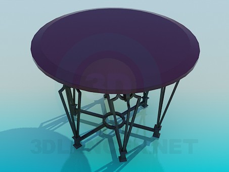 modello 3D Tavolo da bar - anteprima