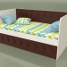 modèle 3D Canapé-lit pour enfants avec 2 tiroirs (Arabika) - preview