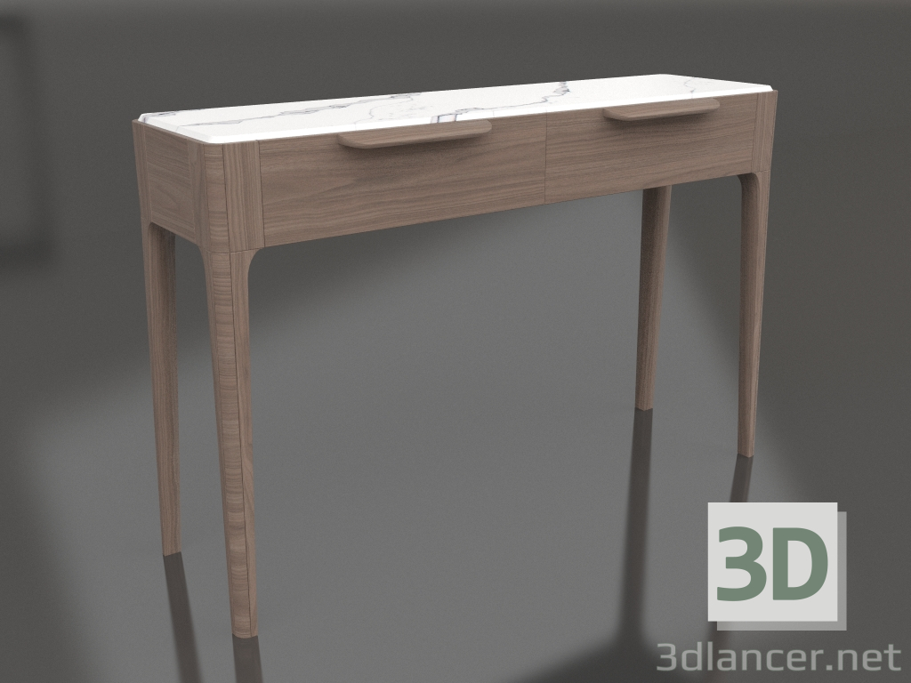 3d model Console (Walnut) - preview