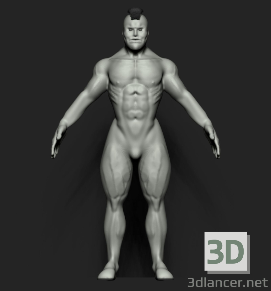 3 डी मॉडल मानव - पूर्वावलोकन