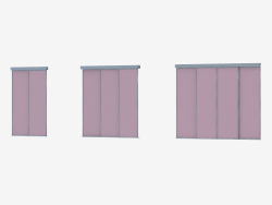 Interroom partition A1 (silver gray)