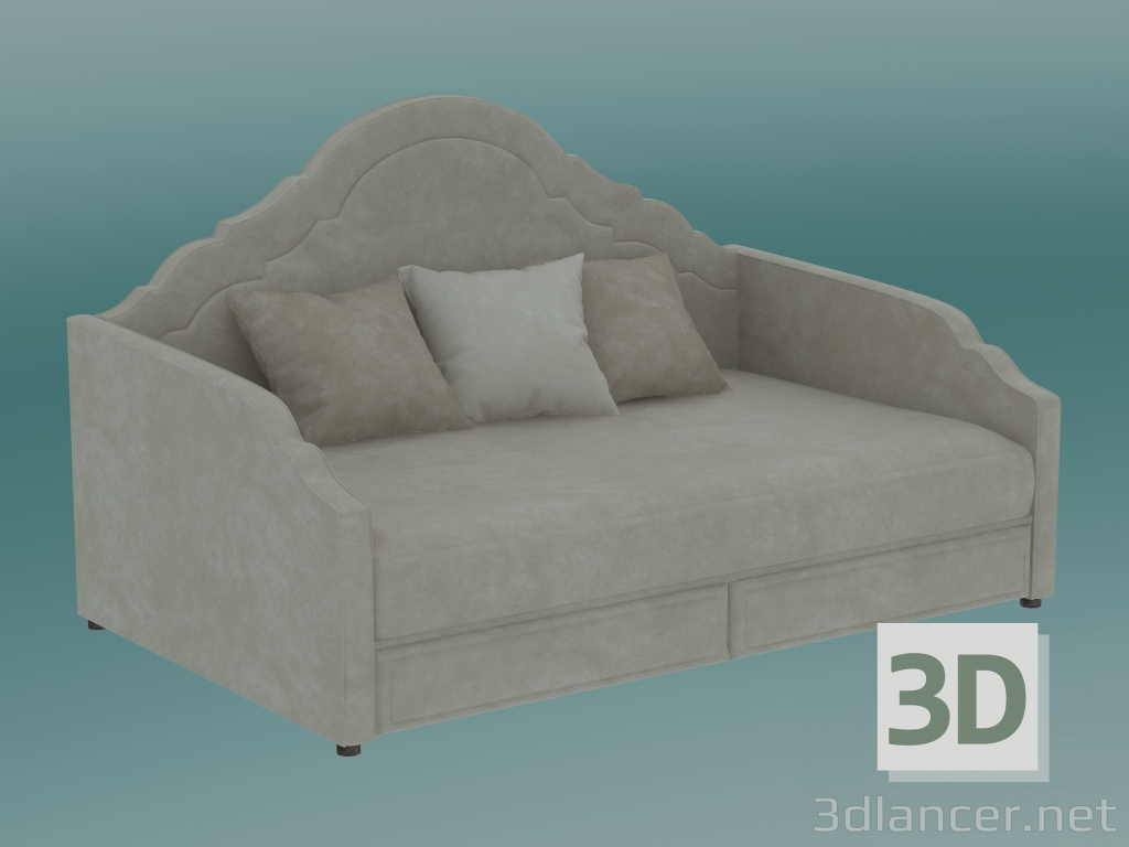 3 डी मॉडल किटली सोफा बेड बच्चे - पूर्वावलोकन