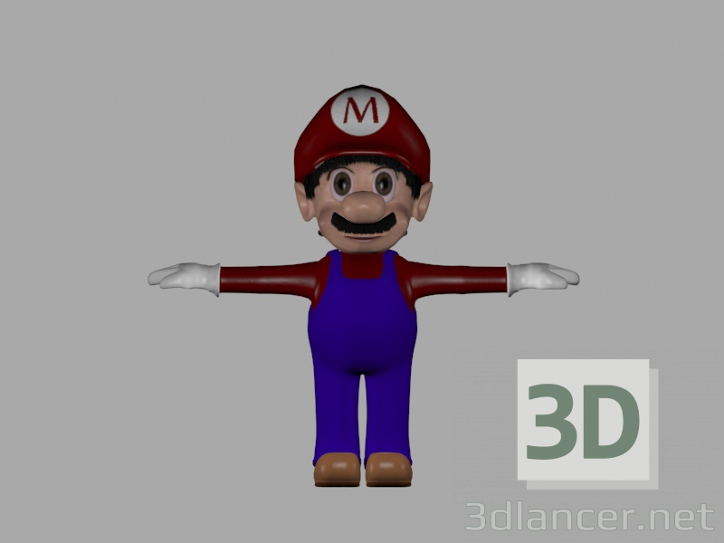 MarioBross 3D modelo Compro - render