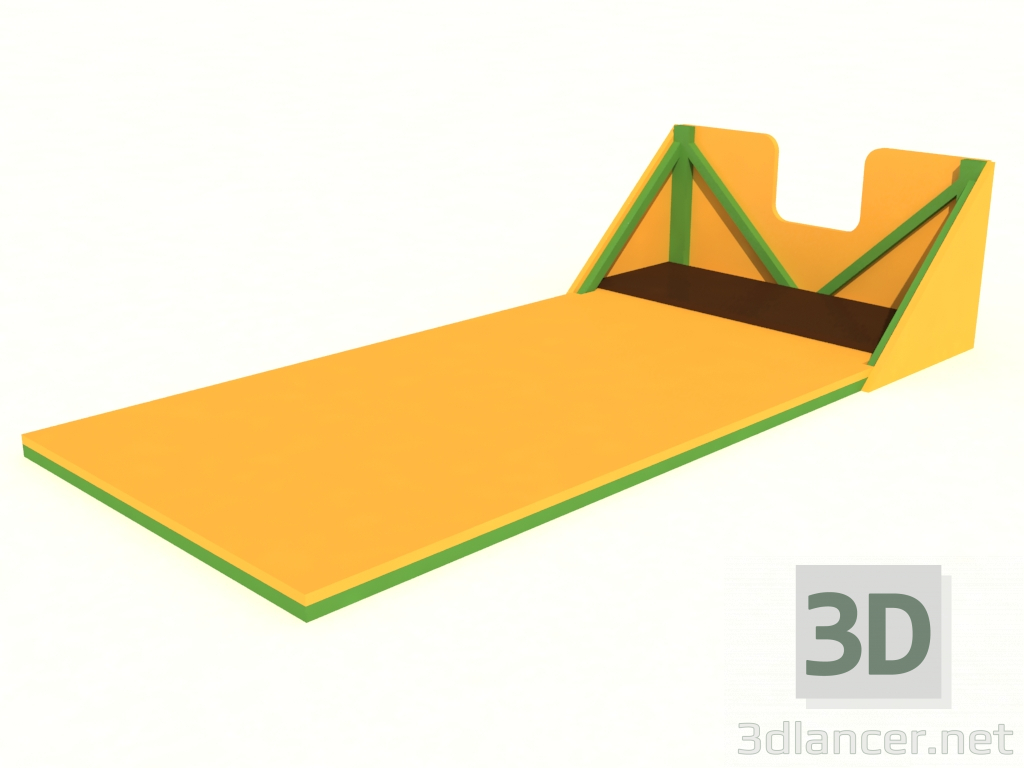 modèle 3D Course à obstacles (tranchée) (7833) - preview
